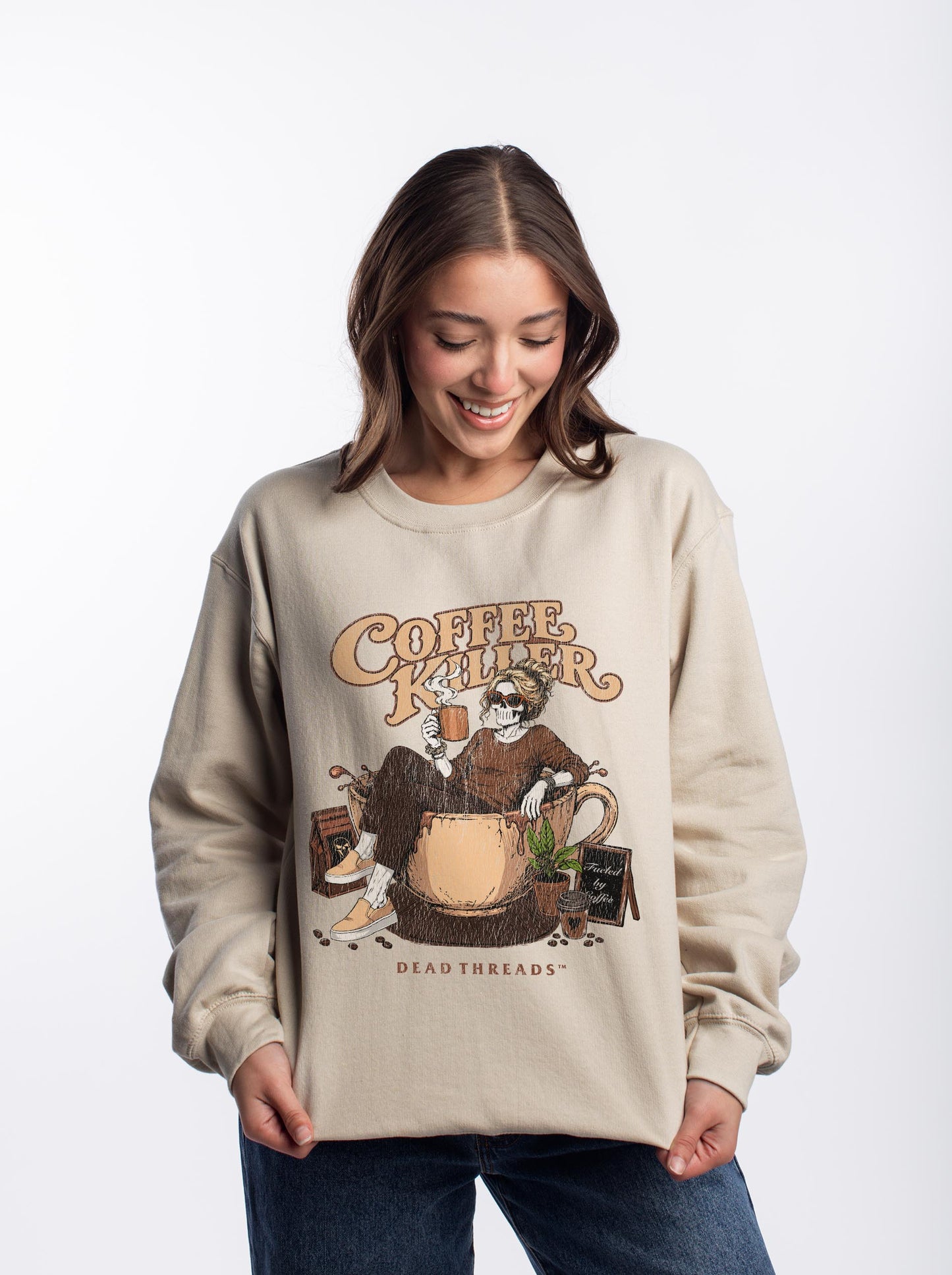 COFFEE KILLER - CREWNECK SWEATSHIRT