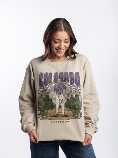 COLORADO BASEBALL CREWNECK SWEATSHIRT