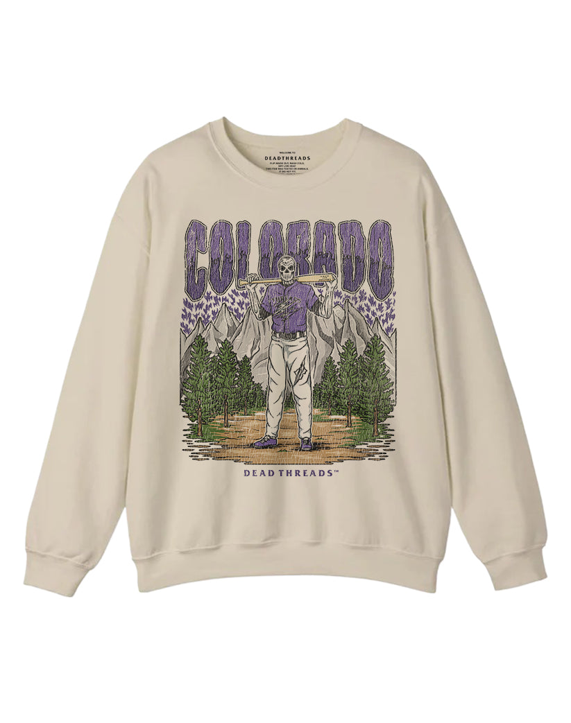 COLORADO BASEBALL CREWNECK SWEATSHIRT