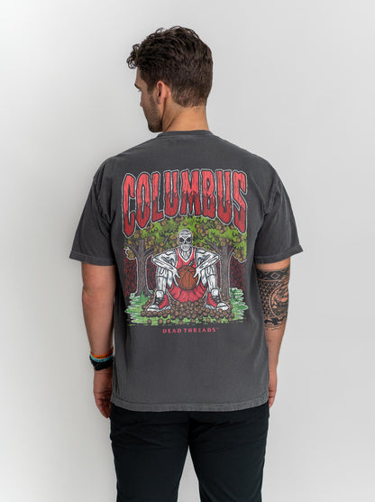 COLUMBUS BASKETBALL - “3 SKULL” PREMIUM T-SHIRT