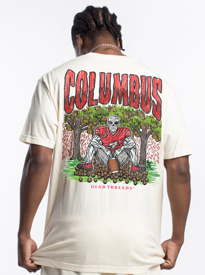 COLUMBUS FOOTBALL - “3 SKULL” PREMIUM T-SHIRT