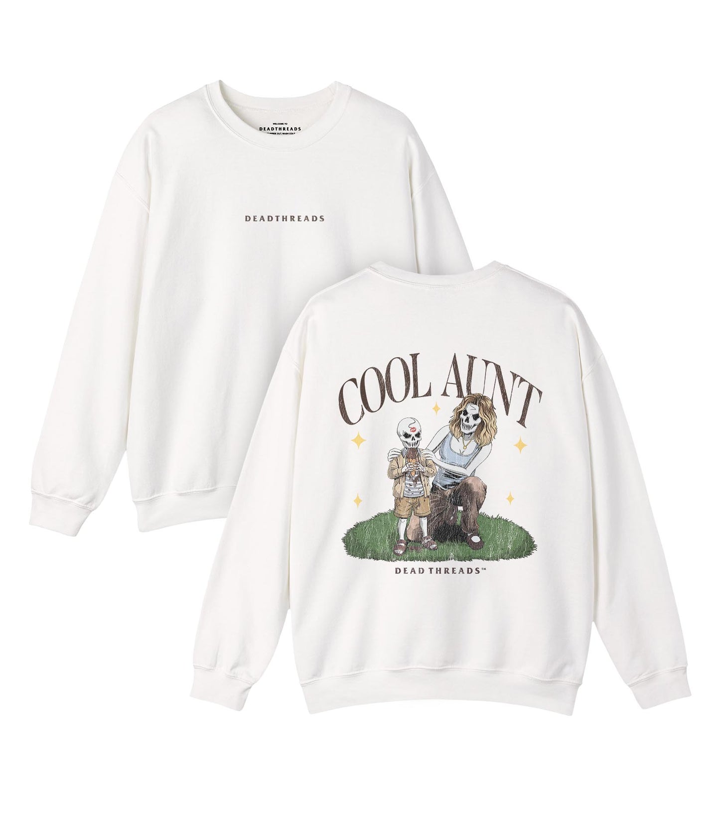 BOY AUNT - “DT ESSENTIAL" CREWNECK SWEATSHIRT