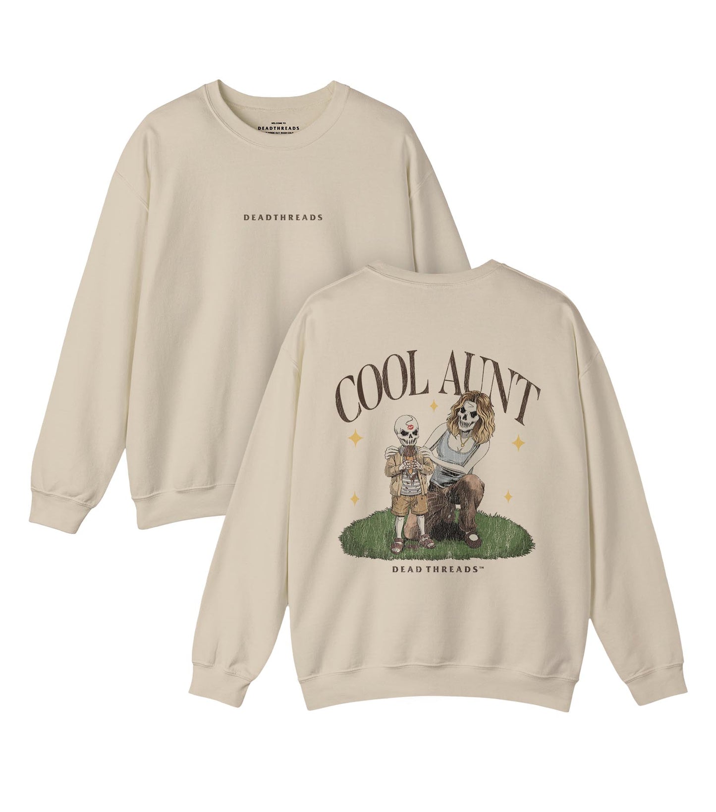 BOY AUNT - “DT ESSENTIAL" CREWNECK SWEATSHIRT