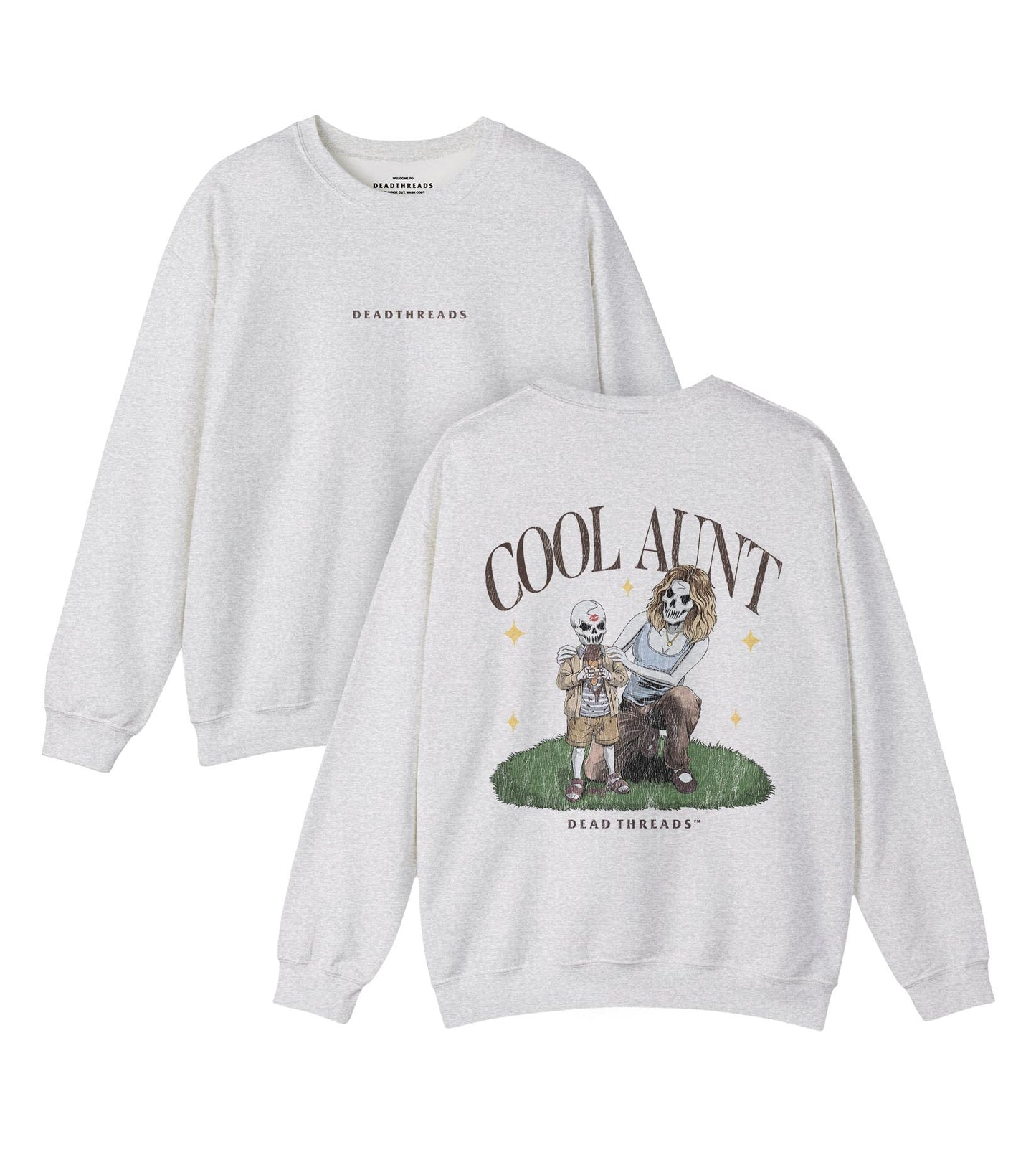 BOY AUNT - “DT ESSENTIAL" CREWNECK SWEATSHIRT
