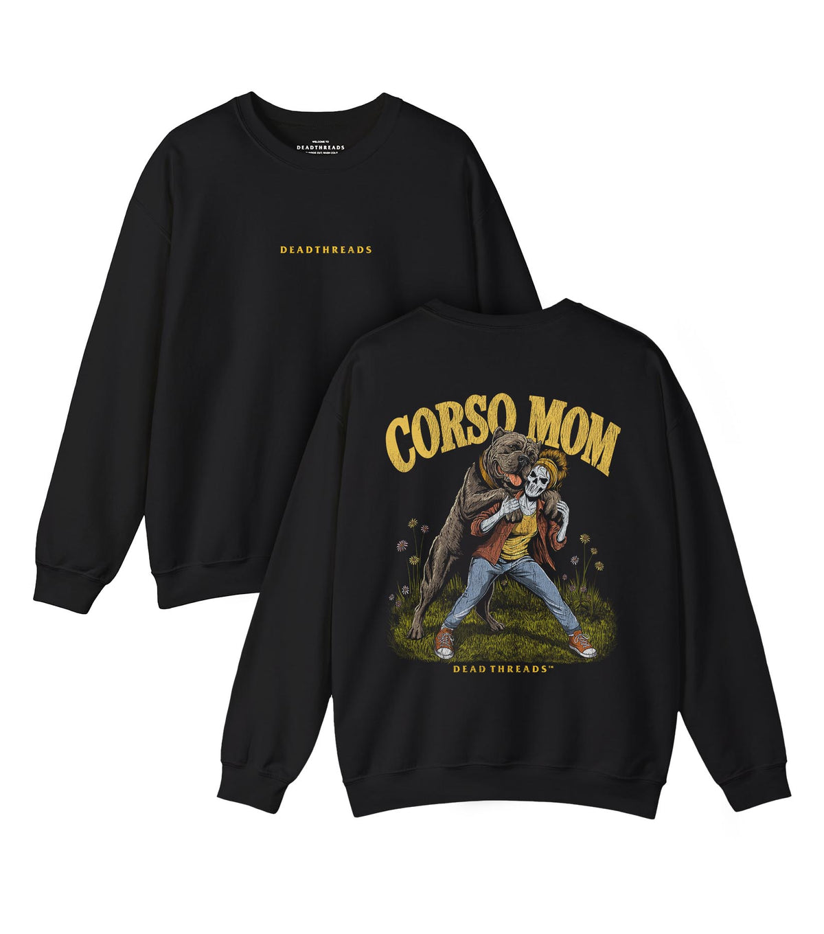 CORSO MOM - “DT ESSENTIAL" CREWNECK SWEATSHIRT