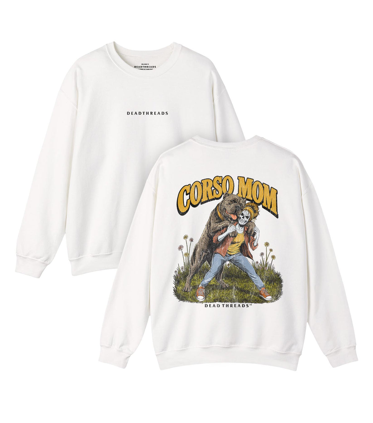 CORSO MOM - “DT ESSENTIAL" CREWNECK SWEATSHIRT