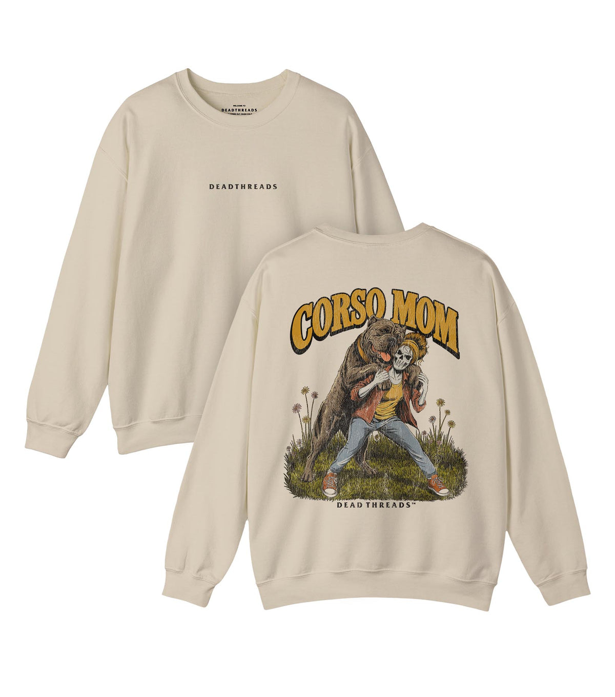 CORSO MOM - “DT ESSENTIAL" CREWNECK SWEATSHIRT