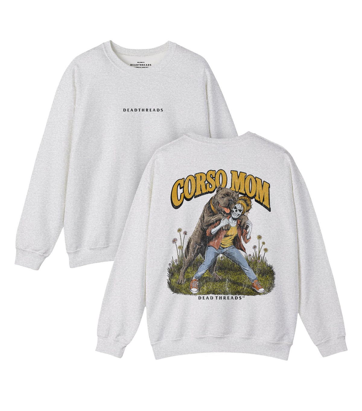 CORSO MOM - “DT ESSENTIAL" CREWNECK SWEATSHIRT