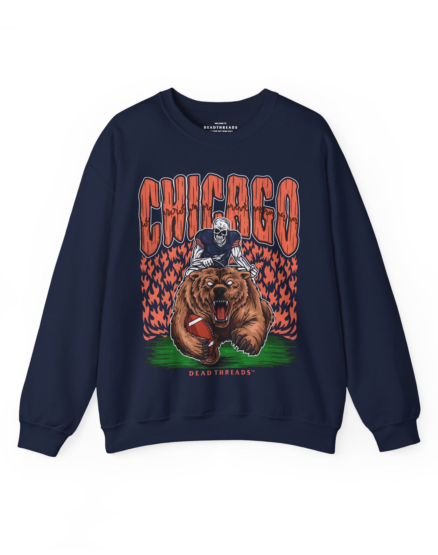 CHICAGO FOOTBALL v1 CREWNECK SWEATSHIRT