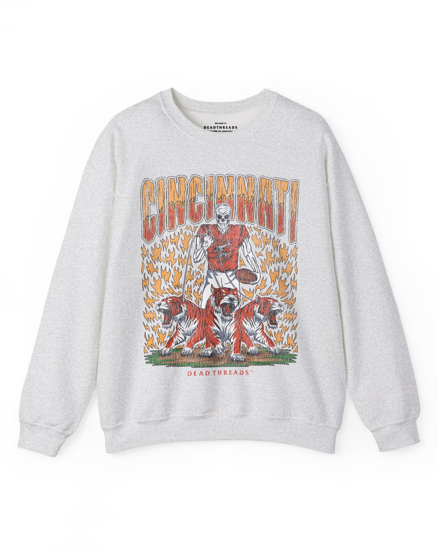 CINCINNATI FOOTBALL v1 CREWNECK SWEATSHIRT