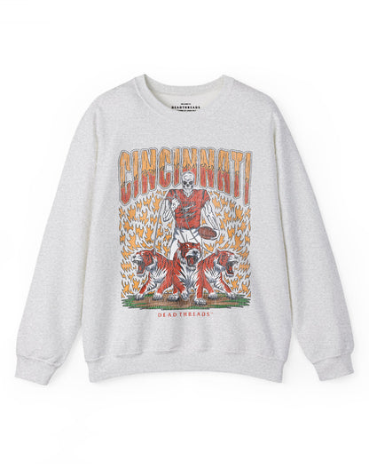 CINCINNATI FOOTBALL v1 CREWNECK SWEATSHIRT