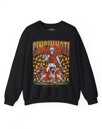 CINCINNATI FOOTBALL v1 CREWNECK SWEATSHIRT