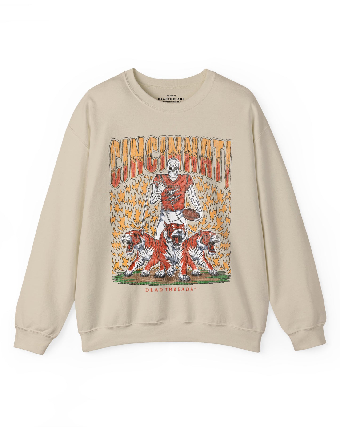 CINCINNATI FOOTBALL v1 CREWNECK SWEATSHIRT