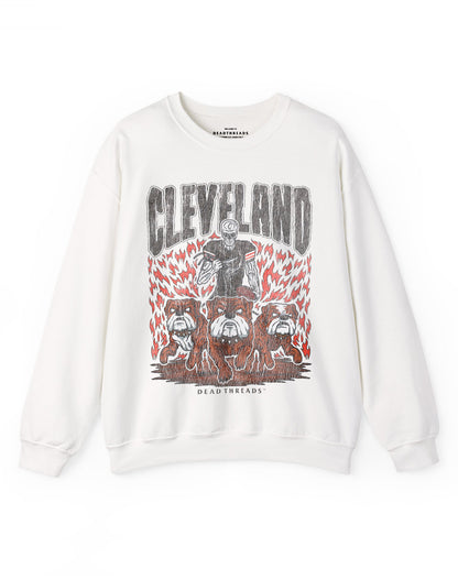 CLEVELAND FOOTBALL v1 CREWNECK SWEATSHIRT