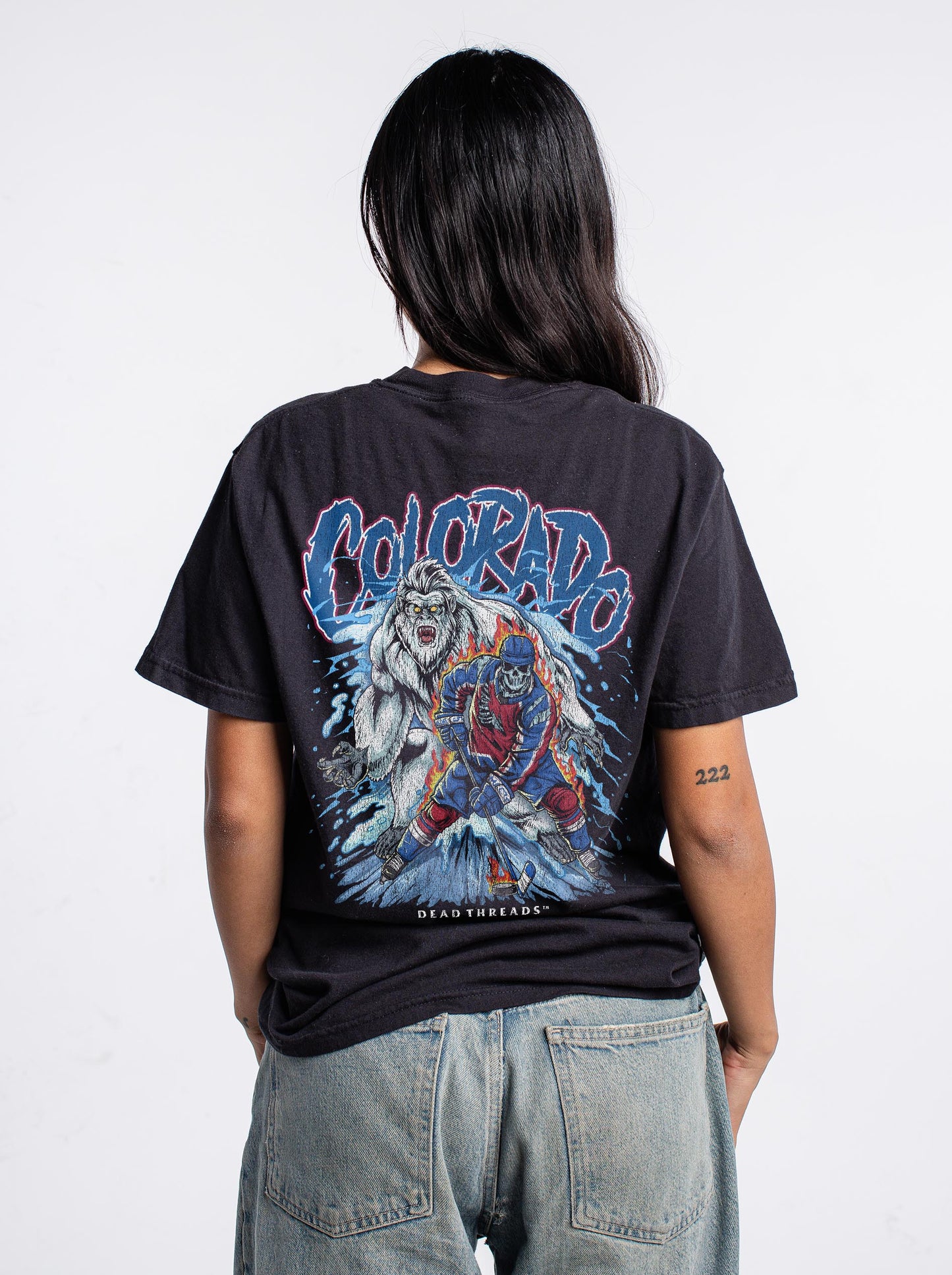 COLORADO HOCKEY - “3 SKULL” PREMIUM T-SHIRT