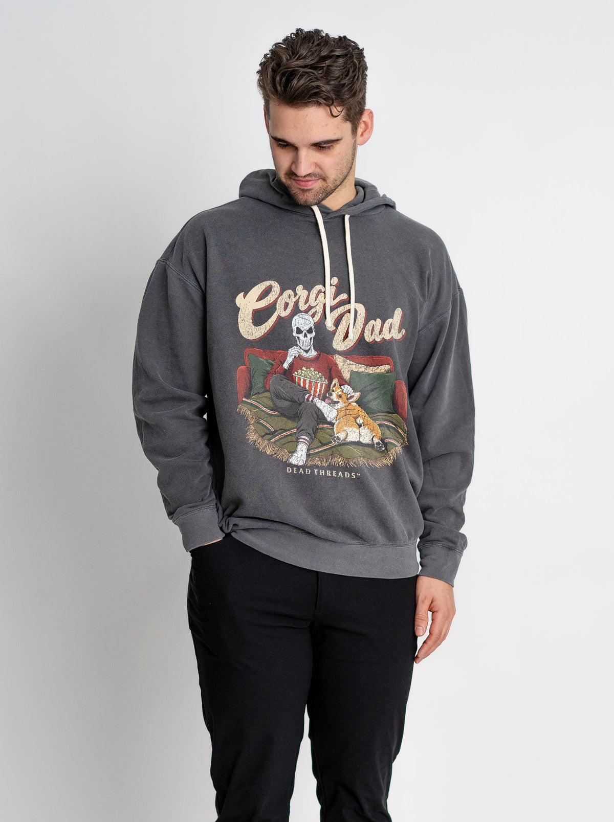CORGI DAD - LIGHTWEIGHT HOODIE