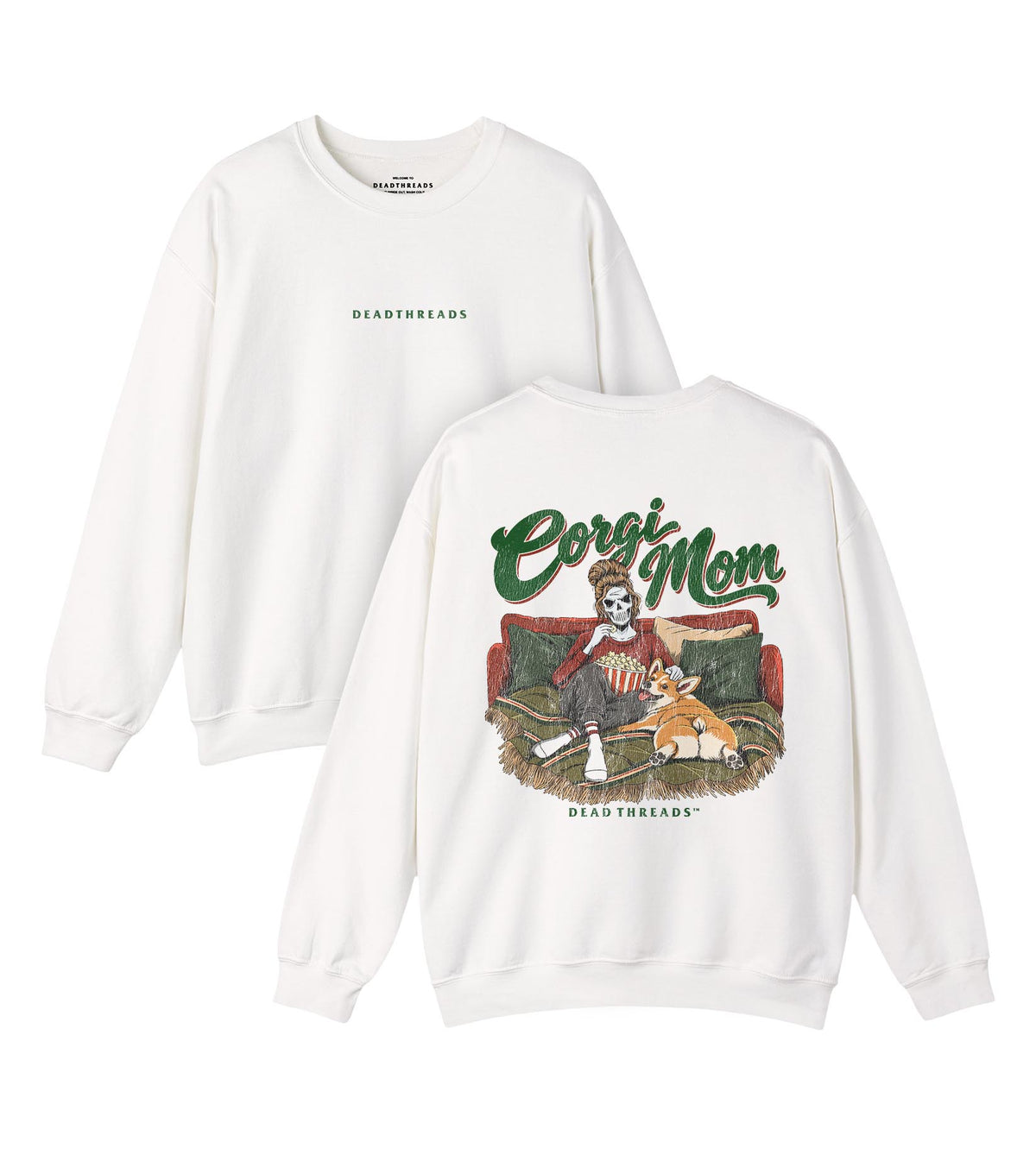 CORGI MOM - “DT ESSENTIAL" CREWNECK SWEATSHIRT