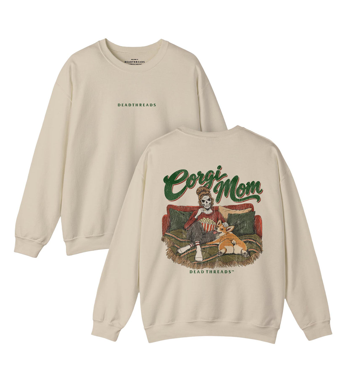 CORGI MOM - “DT ESSENTIAL" CREWNECK SWEATSHIRT