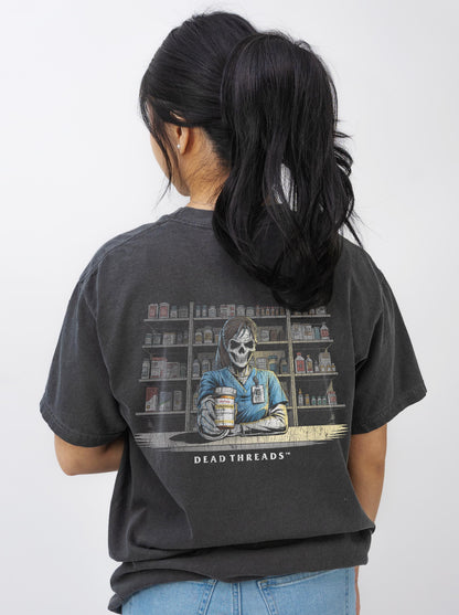 CRYPTS & SCRIPTS (PHARMACY TECH, FEMALE) - “DT ESSENTIAL" PREMIUM T-SHIRT