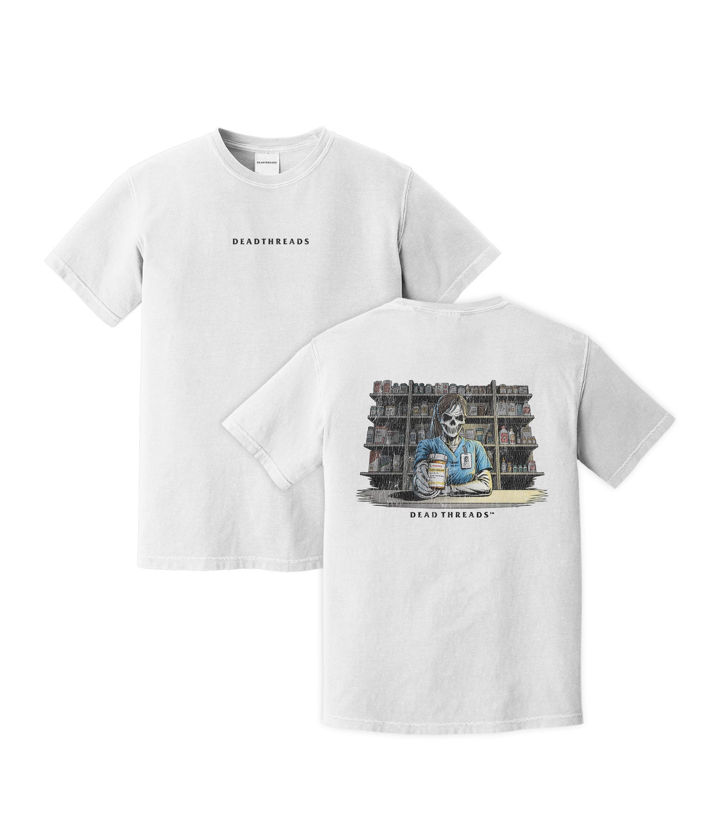CRYPTS & SCRIPTS (PHARMACY TECH, FEMALE) - “DT ESSENTIAL" PREMIUM T-SHIRT