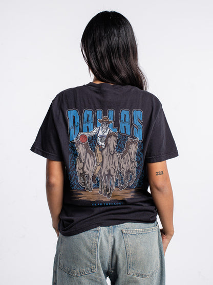 DALLAS BASKETBALL - “3 SKULL” PREMIUM T-SHIRT