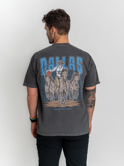 DALLAS BASKETBALL - “3 SKULL” PREMIUM T-SHIRT