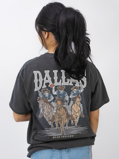 DALLAS FOOTBALL - “3 SKULL” PREMIUM T-SHIRT