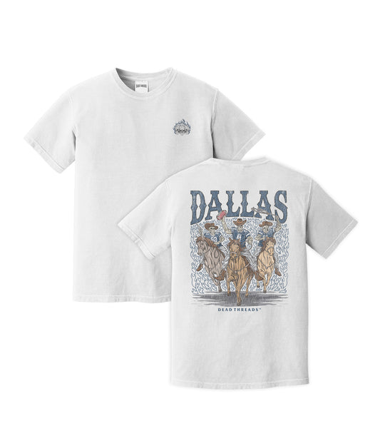 DALLAS FOOTBALL - “3 SKULL” PREMIUM T-SHIRT