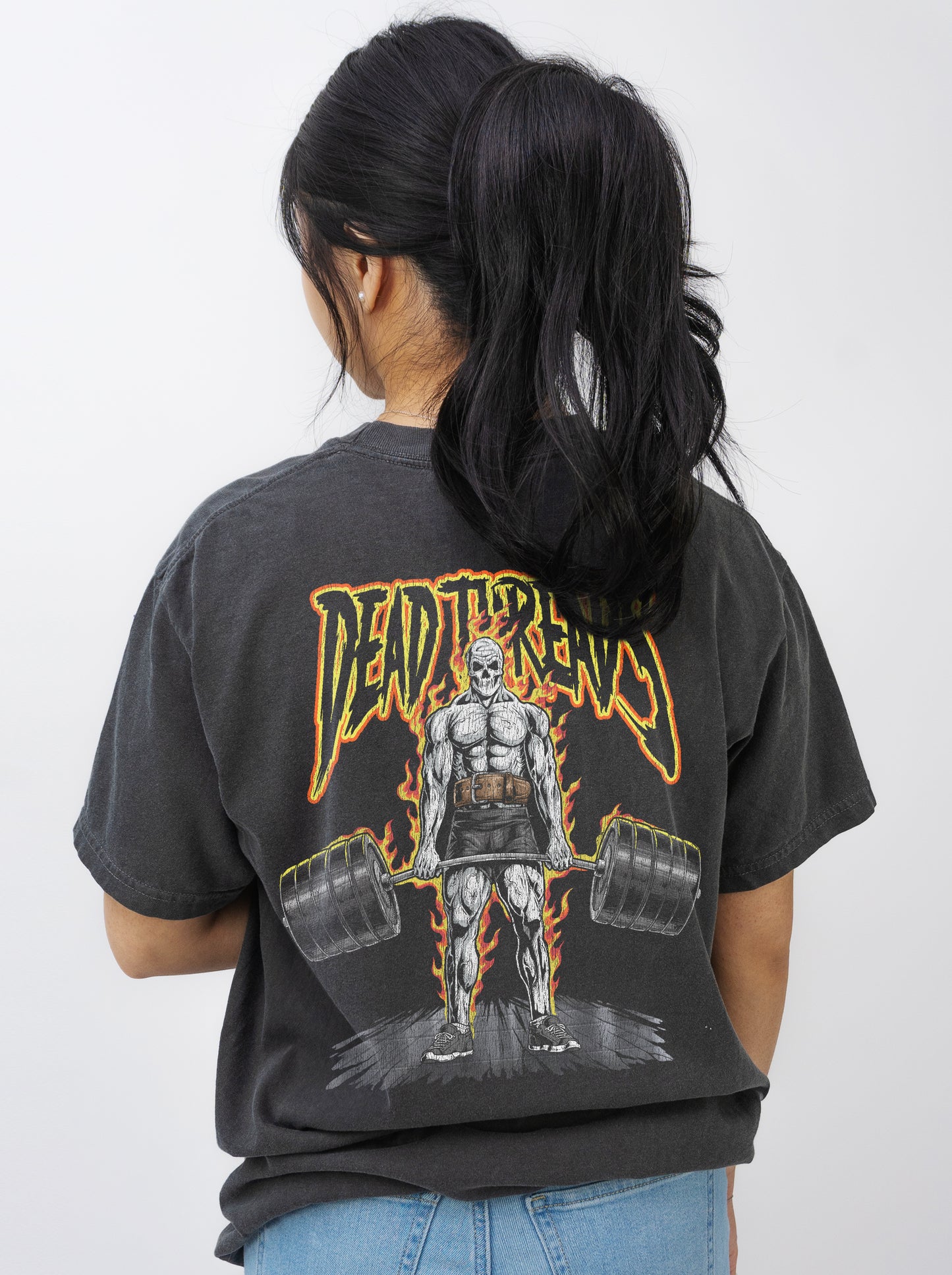 DEAD LIFT v1 - “3 SKULL” PREMIUM T-SHIRT