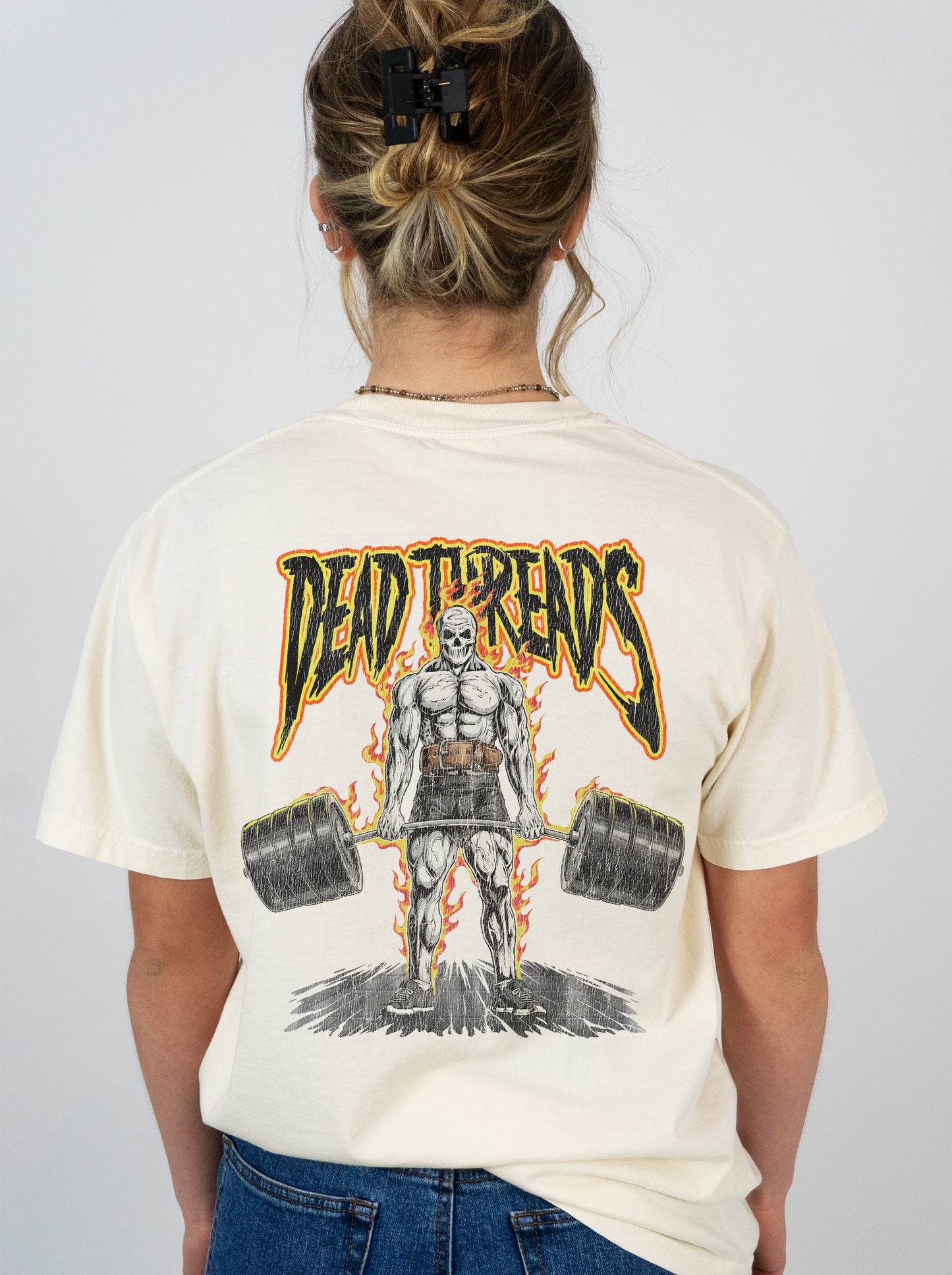 DEAD LIFT v1 - “3 SKULL” PREMIUM T-SHIRT