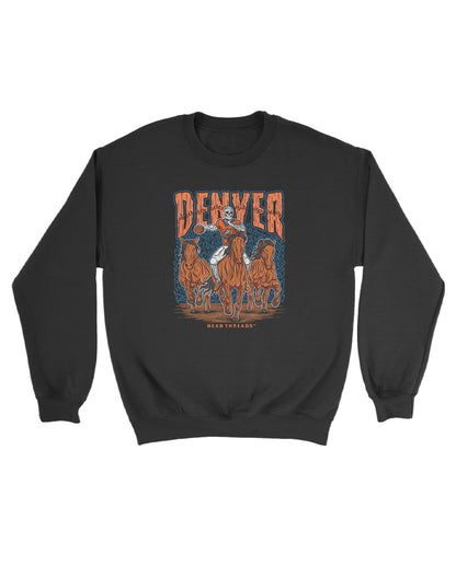 DENVER FOOTBALL v1 KIDS CREWNECK SWEATSHIRT