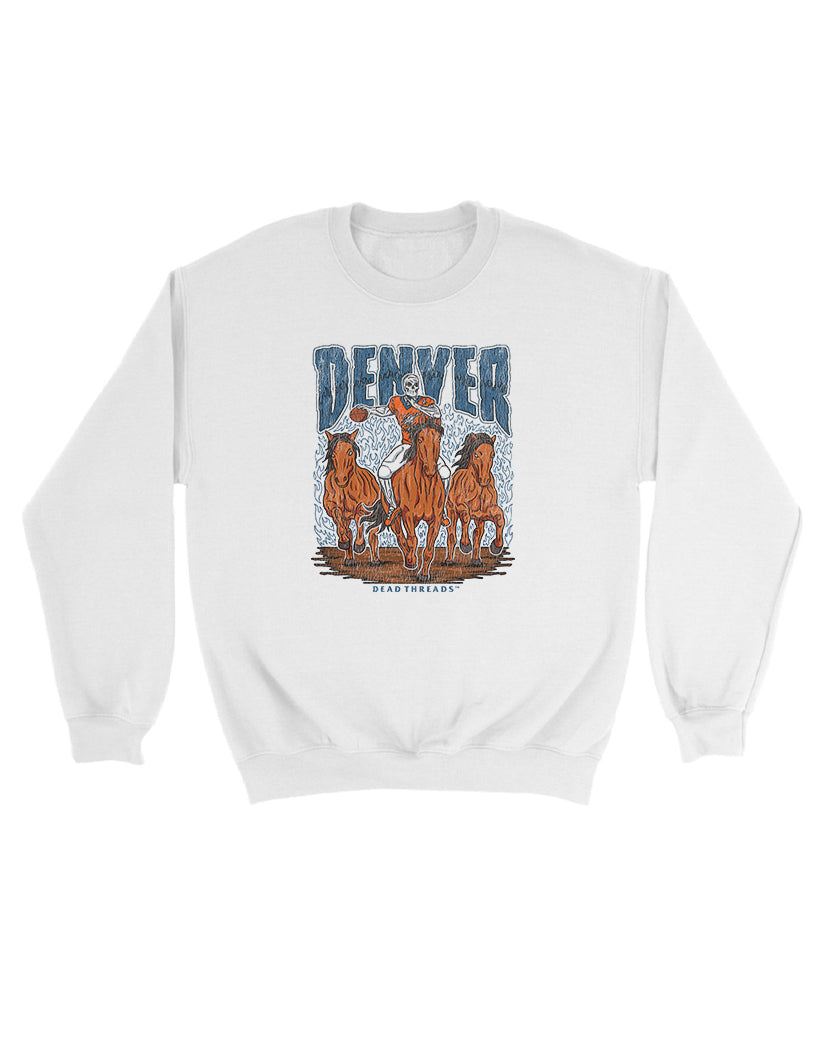 DENVER FOOTBALL v1 KIDS CREWNECK SWEATSHIRT