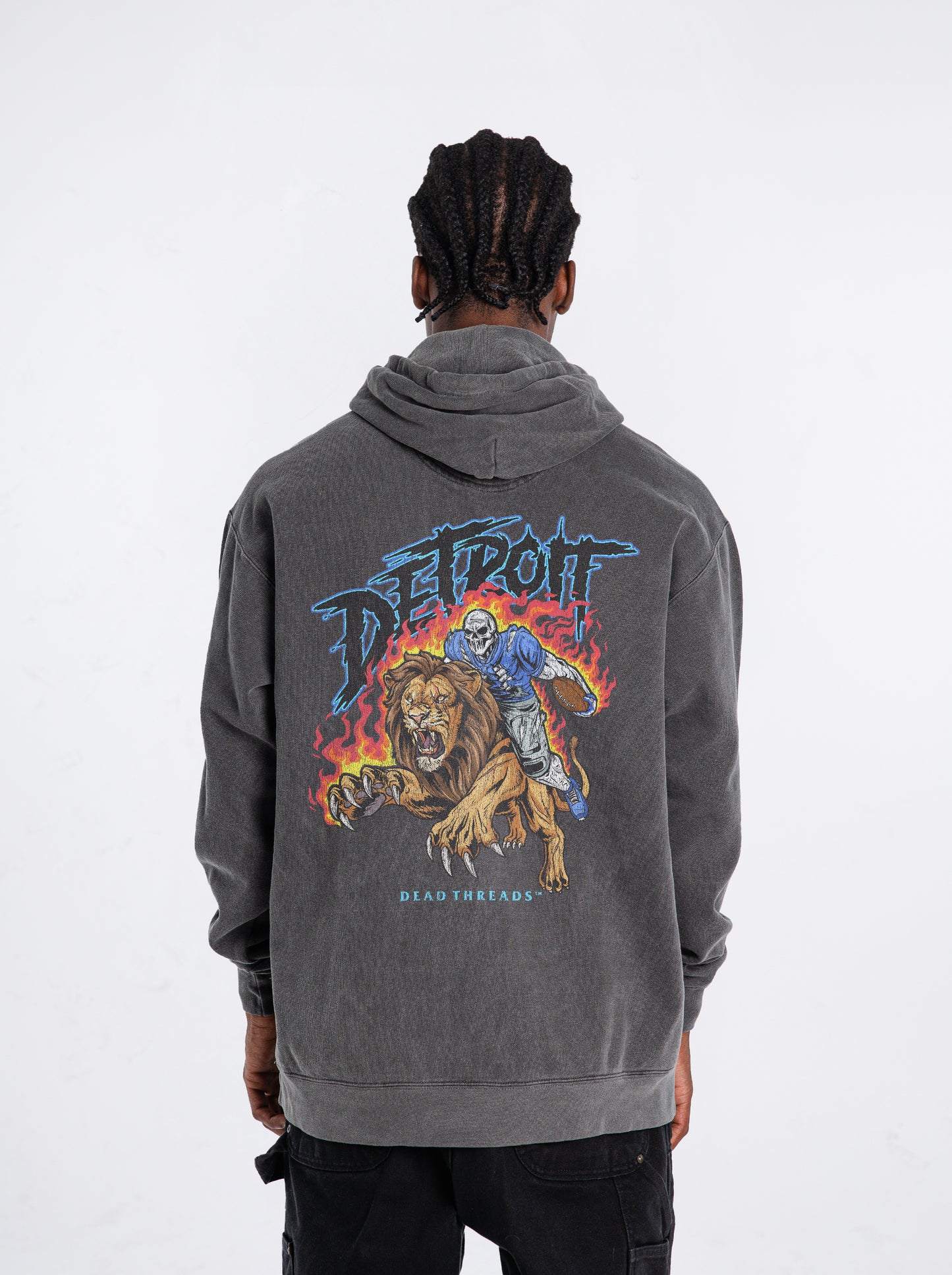 DETROIT FOOTBALL v2 - HOODIE