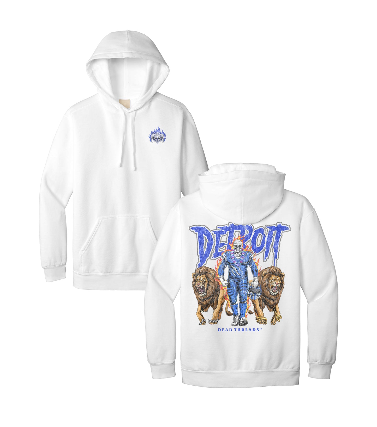 DETROIT FOOTBALL v4 - HOODIE