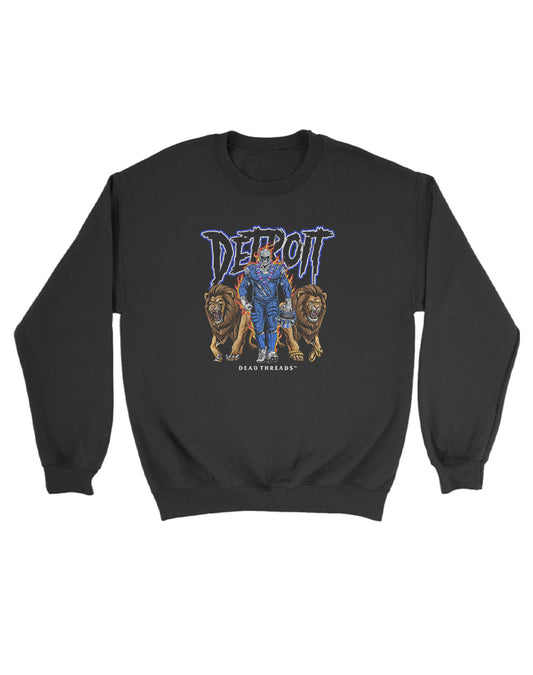 DETROIT FOOTBALL v4 KIDS CREWNECK SWEATSHIRT