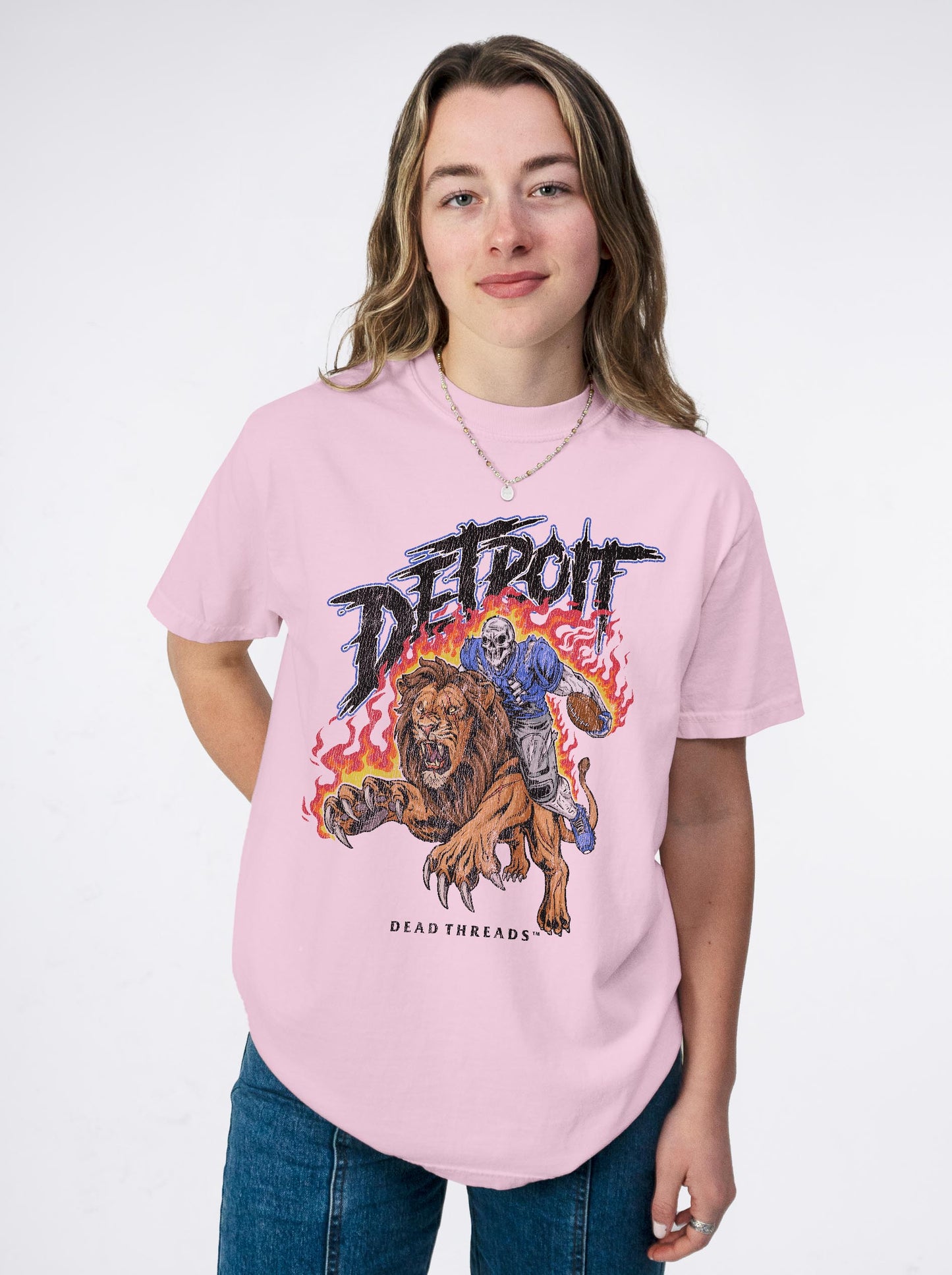DETROIT FOOTBALL v2 - PINK