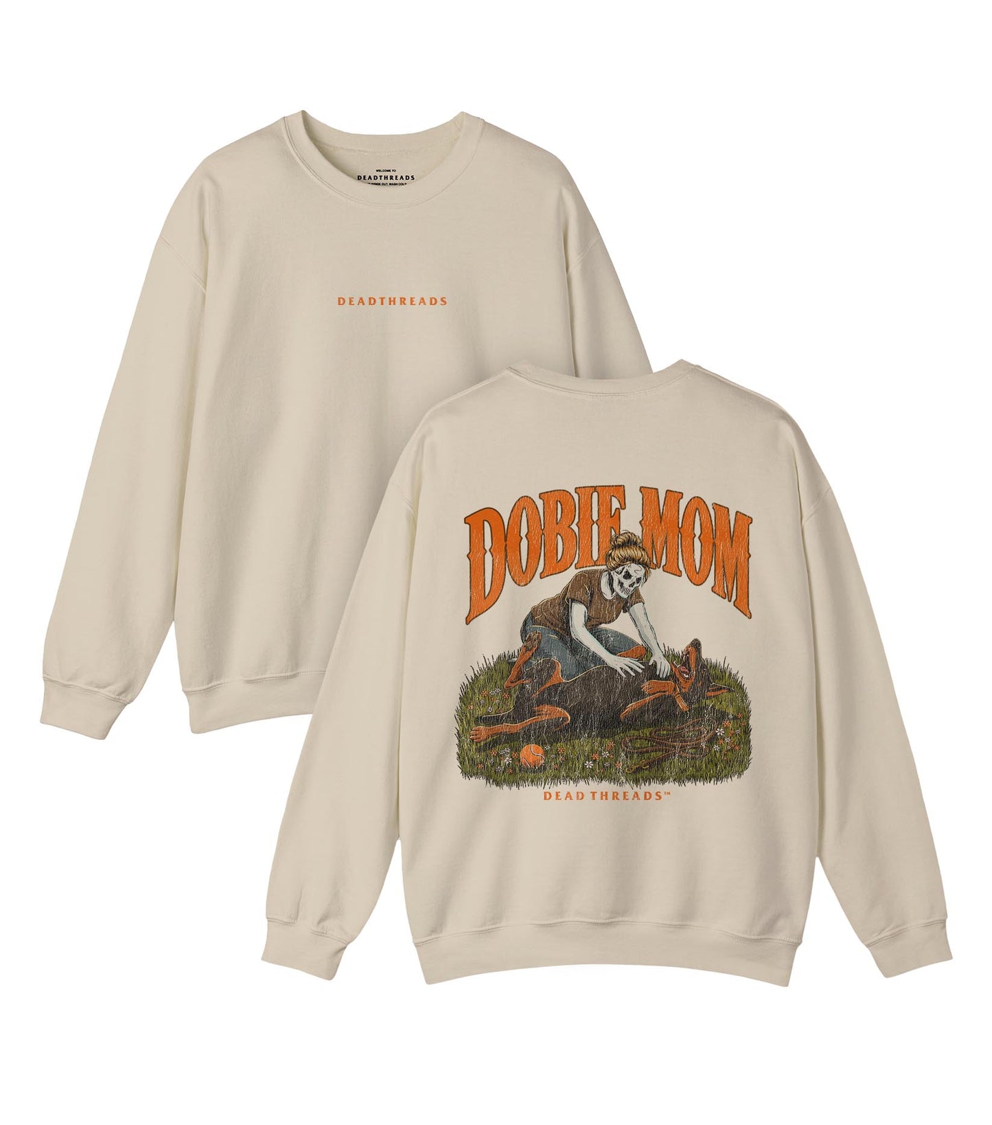 DOBIE MOM - “DT ESSENTIAL" CREWNECK SWEATSHIRT