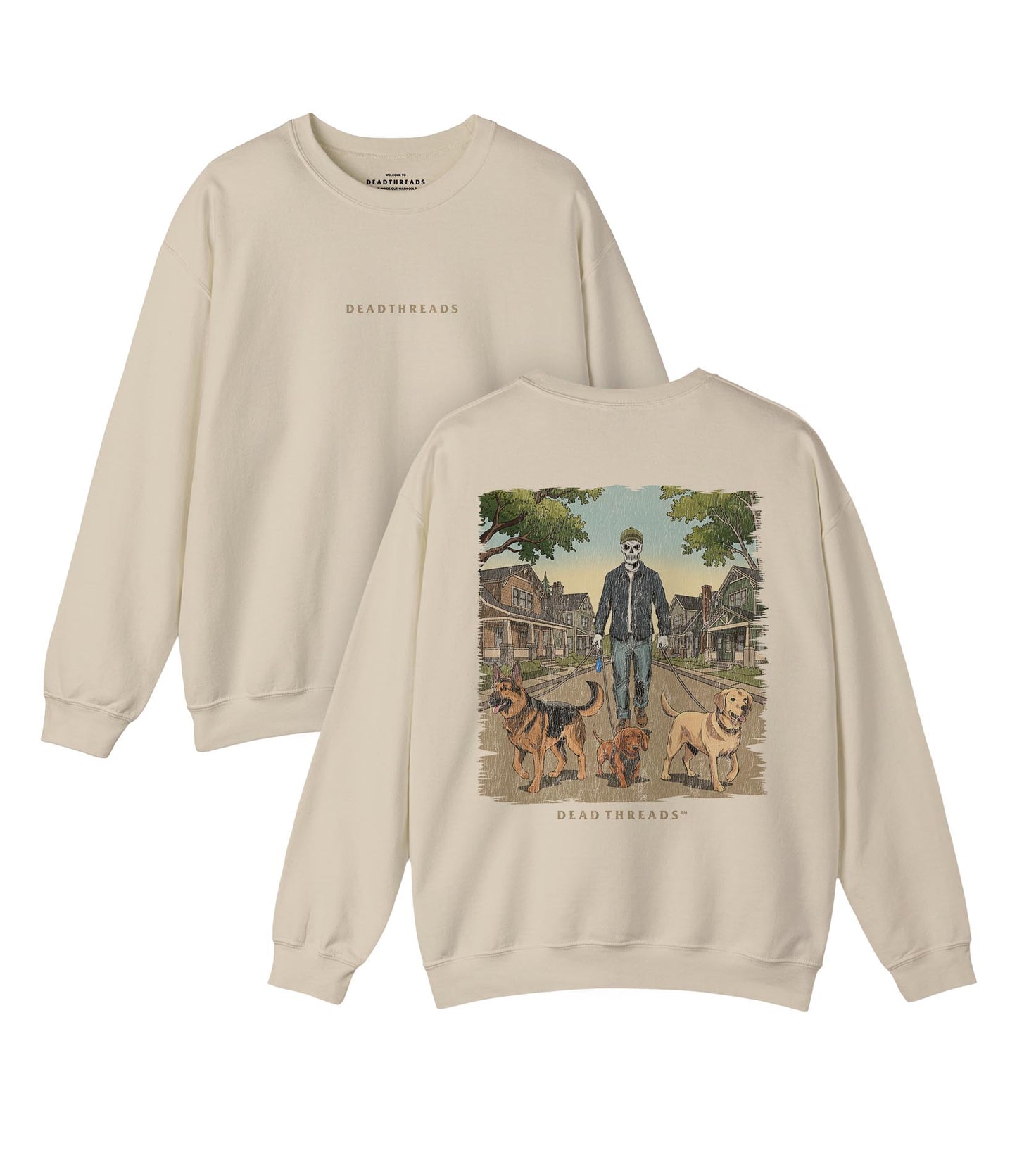 DOG WALKER (MALE) - “DT ESSENTIAL" CREWNECK SWEATSHIRT