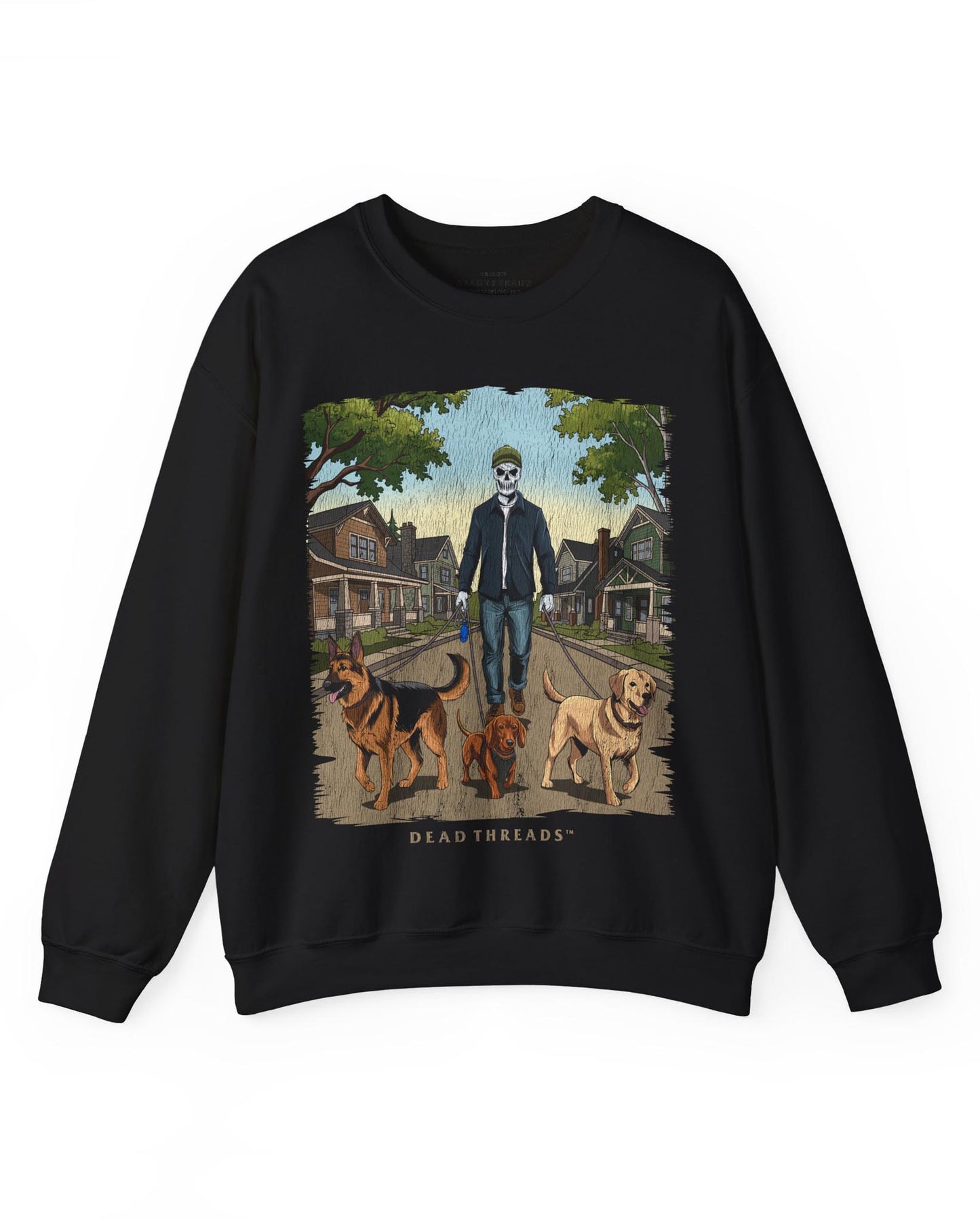 DOG WALKER (MALE) - CREWNECK SWEATSHIRT
