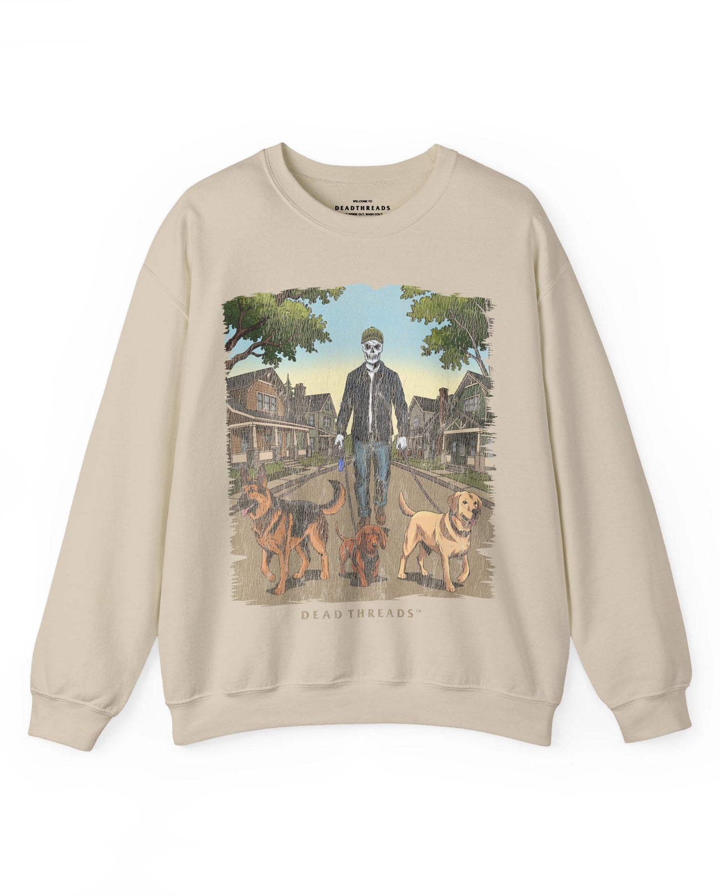 DOG WALKER (MALE) - CREWNECK SWEATSHIRT