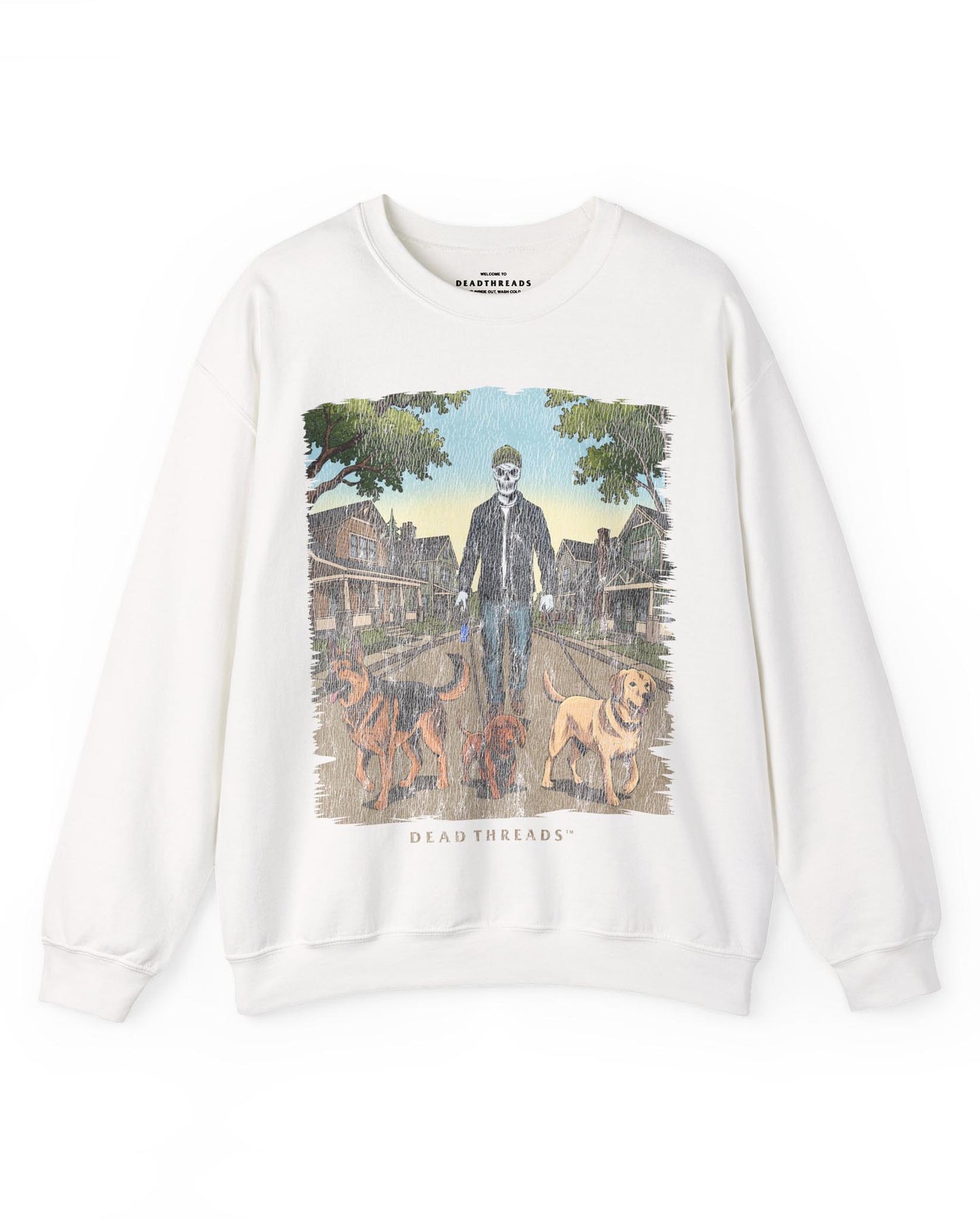 DOG WALKER (MALE) - CREWNECK SWEATSHIRT
