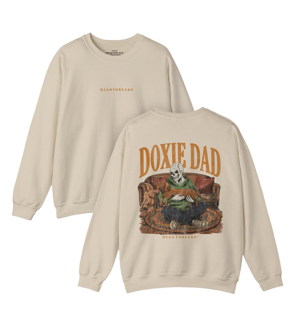 DOXIE DAD - “DT ESSENTIAL" CREWNECK SWEATSHIRT