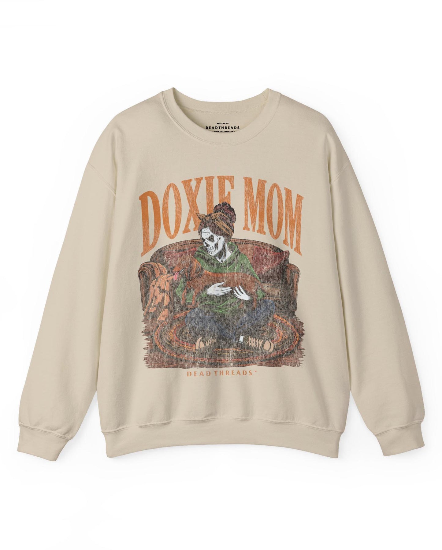 DOXIE MOM - CREWNECK SWEATSHIRT