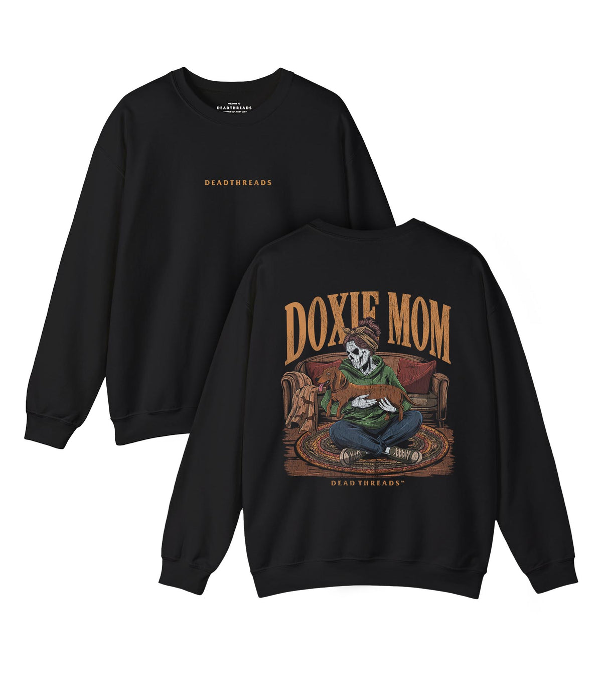 DOXIE MOM - “DT ESSENTIAL" CREWNECK SWEATSHIRT