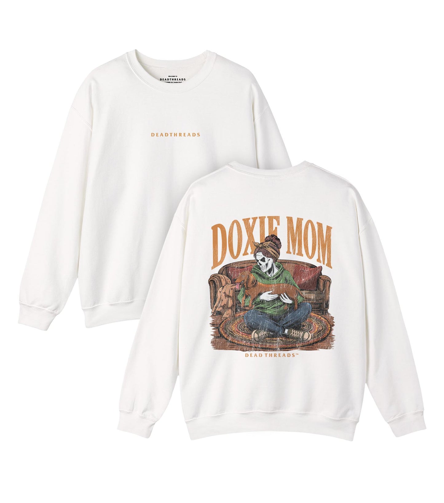 DOXIE MOM - “DT ESSENTIAL" CREWNECK SWEATSHIRT