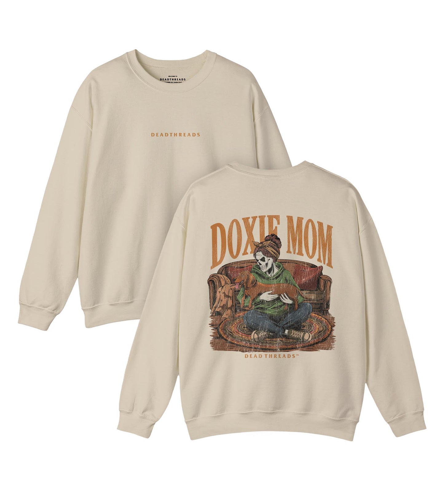 DOXIE MOM - “DT ESSENTIAL" CREWNECK SWEATSHIRT