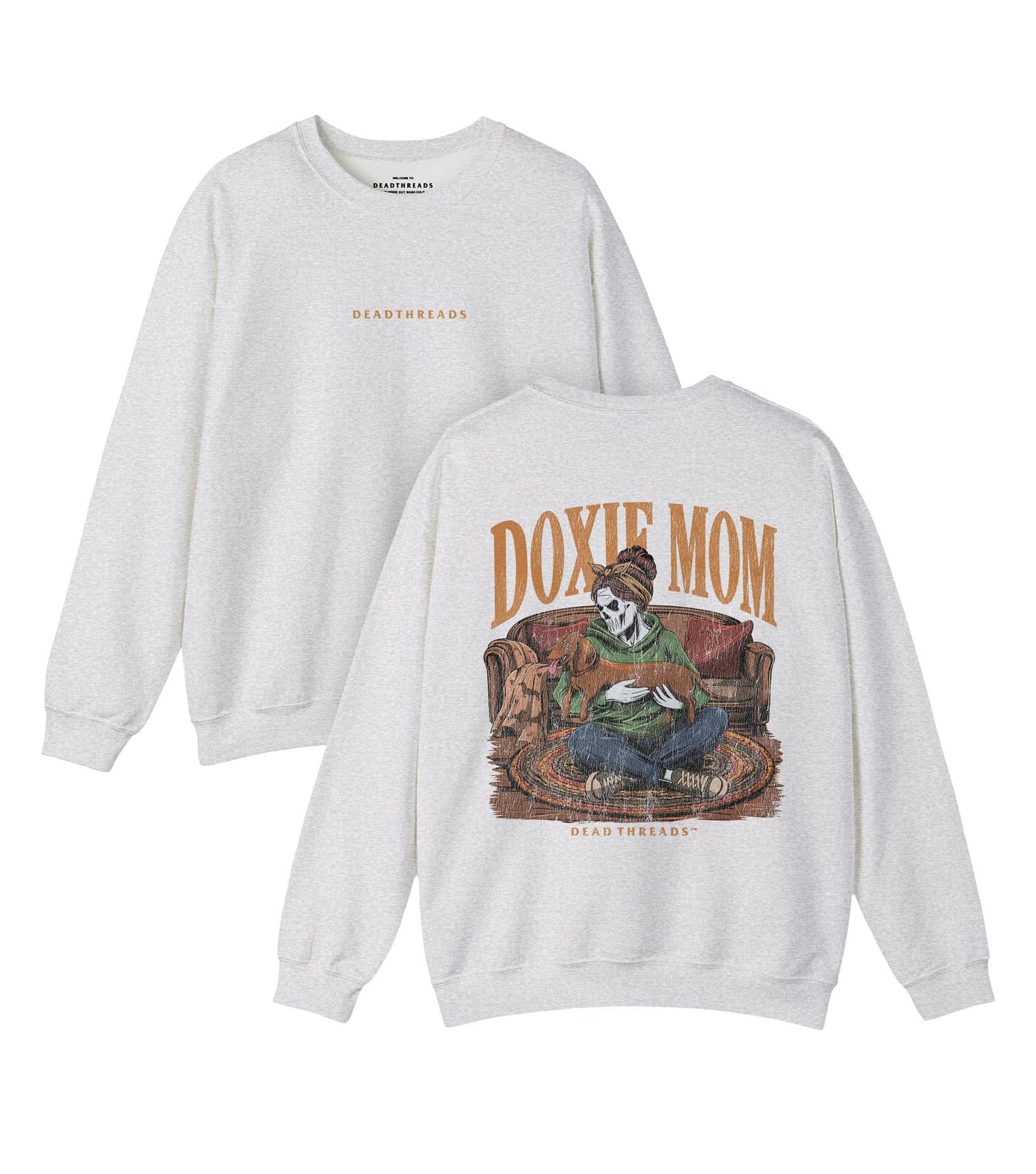 DOXIE MOM - “DT ESSENTIAL" CREWNECK SWEATSHIRT