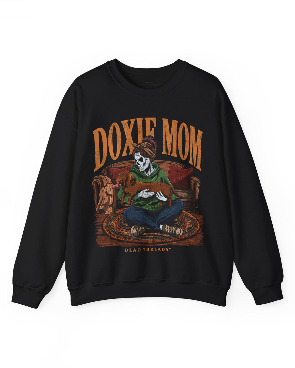 DOXIE MOM - CREWNECK SWEATSHIRT