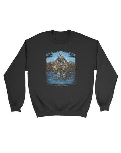 DUCK HUNTIN’ BLACK LAB KIDS CREWNECK SWEATSHIRT