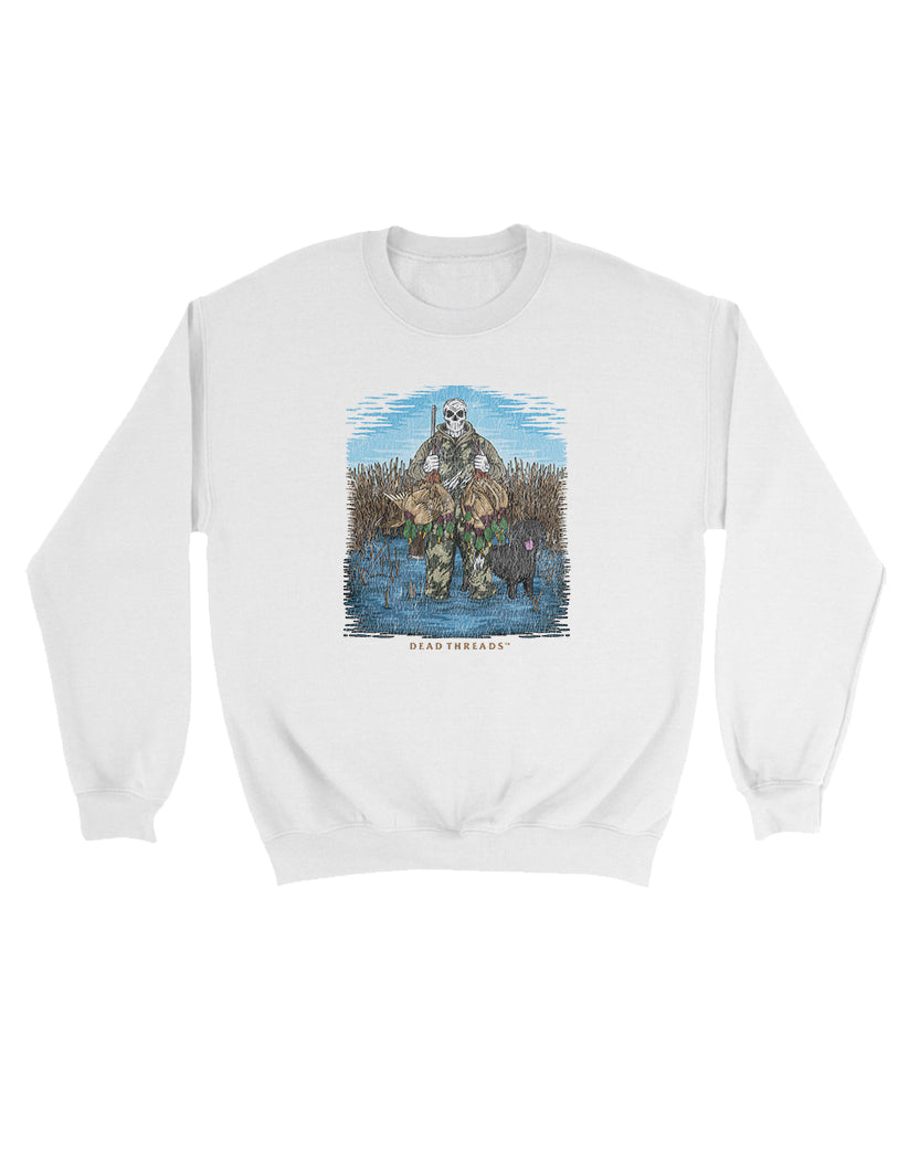 DUCK HUNTIN’ BLACK LAB KIDS CREWNECK SWEATSHIRT